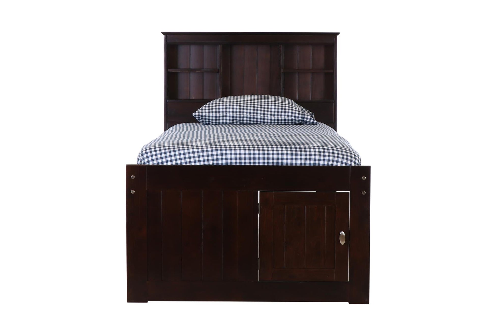 The Savannah Twin Bookcase Bed with 12 Drawers DiscoveryWorld