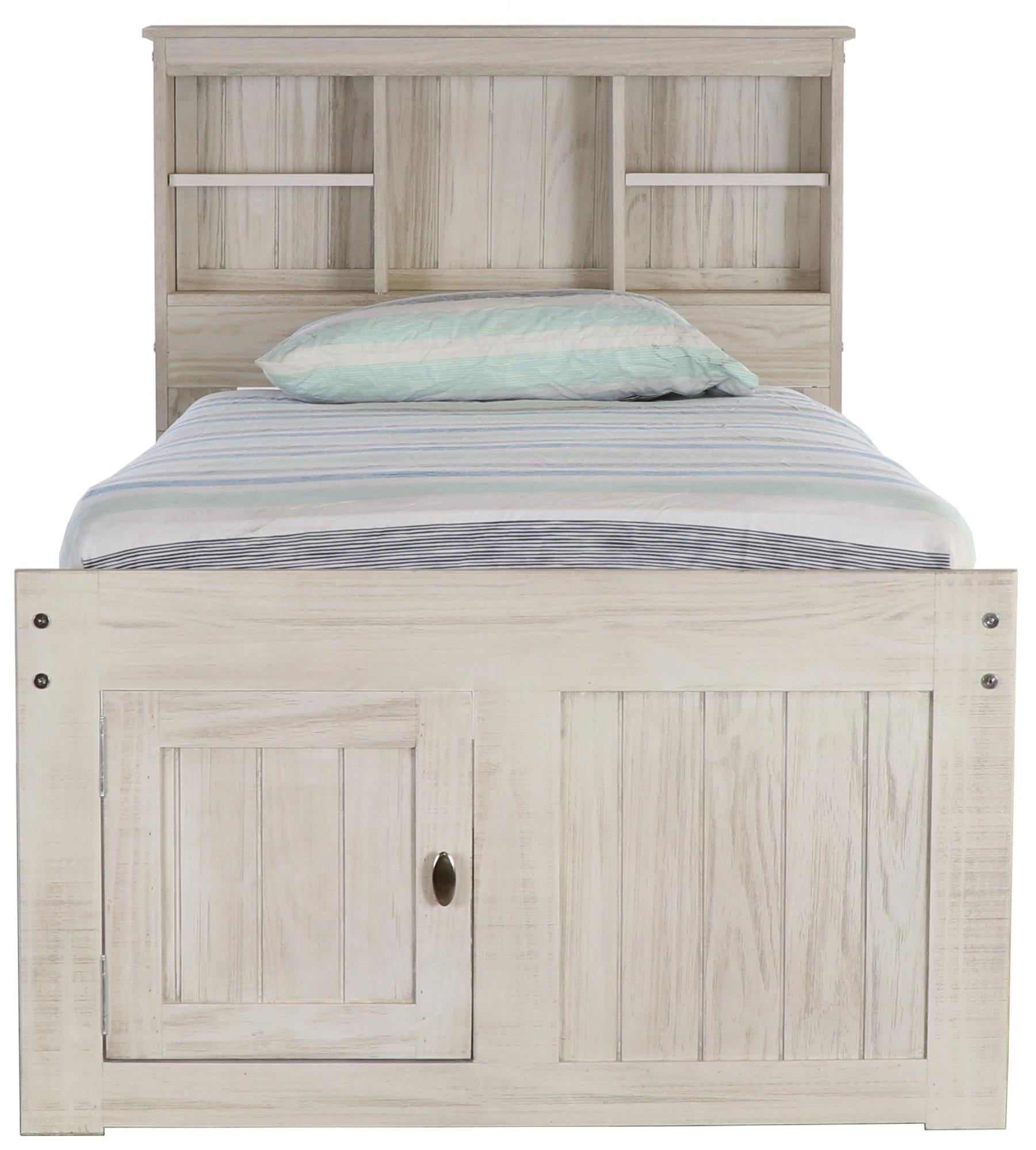 The Savannah Twin Bookcase Bed with 12 Drawers DiscoveryWorld