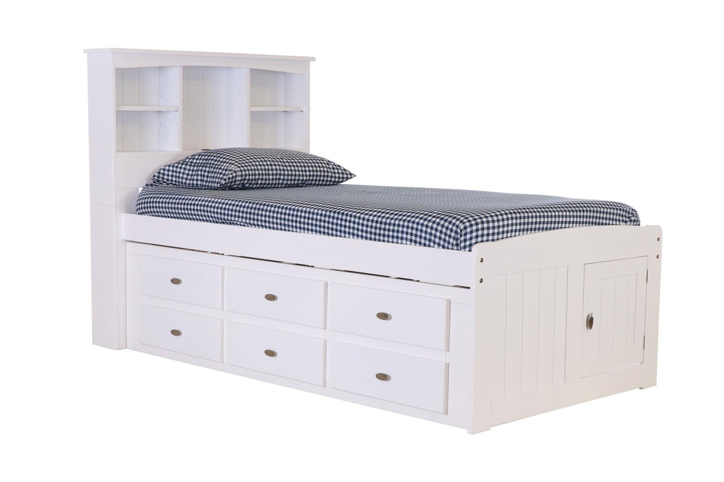 The Savannah Twin Bookcase Bed with 12 Drawers DiscoveryWorld