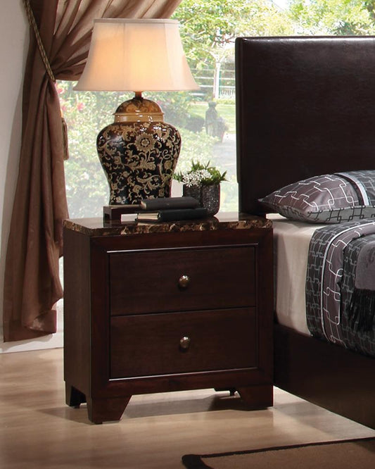 Conner Casual Two-Drawer Nightstand Coaster Z2 Premium