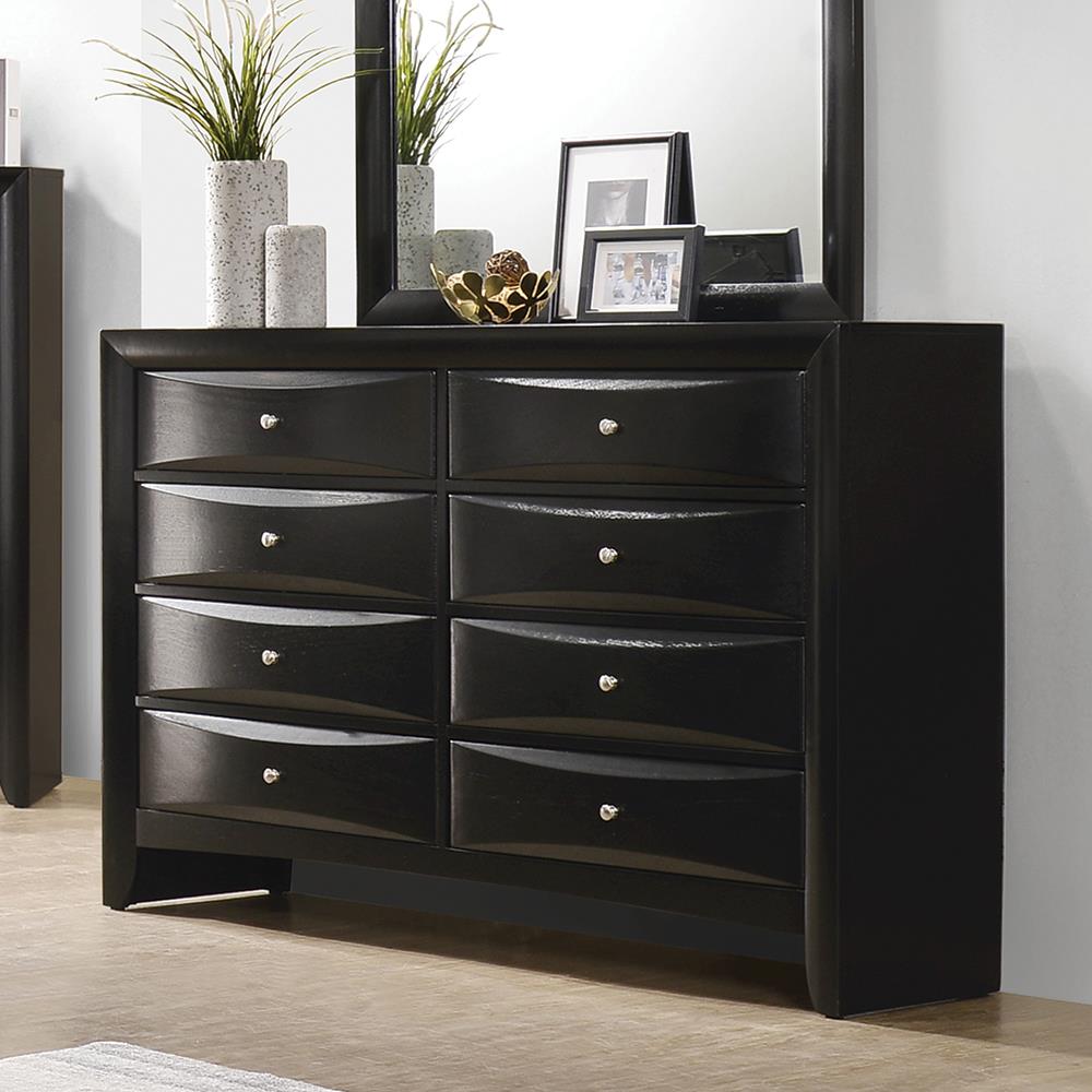 Briana Black Eight-Drawer Dresser Coaster Z2 Premium