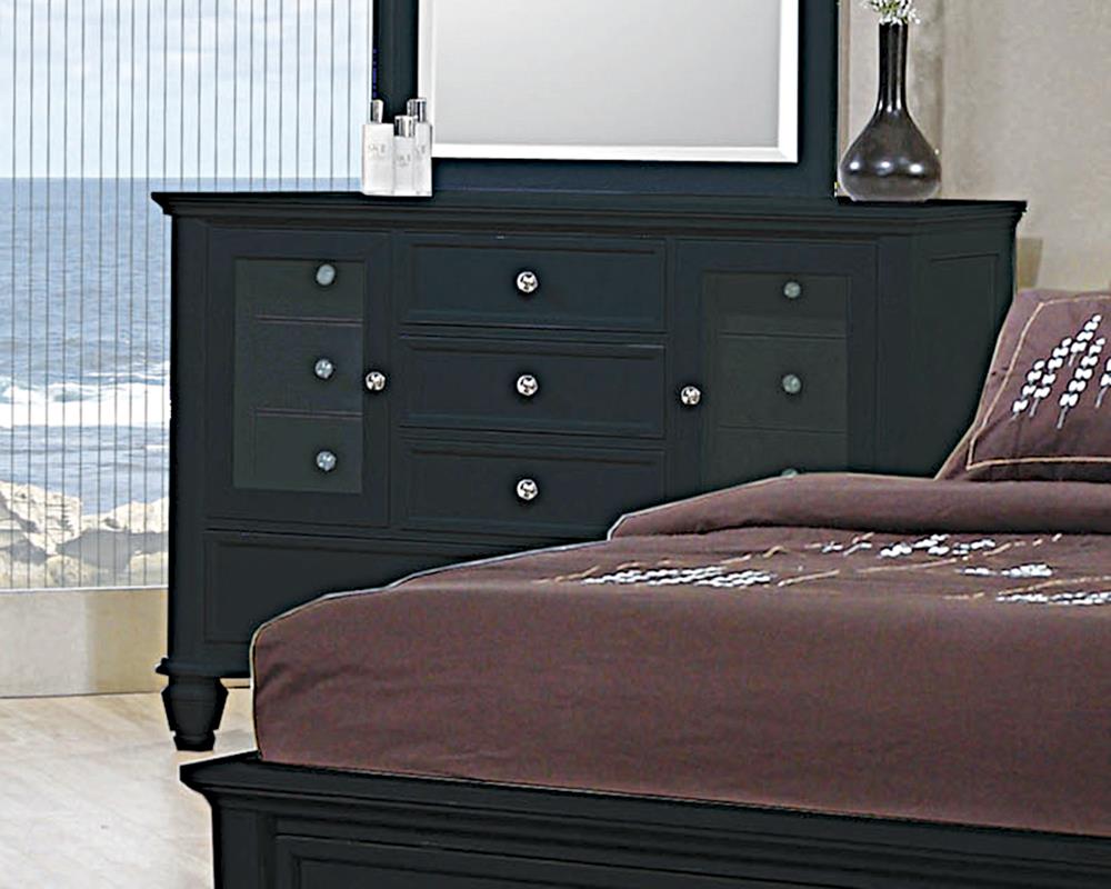 Sandy Beach Black 11-Drawer Dresser Coaster Z2 Premium