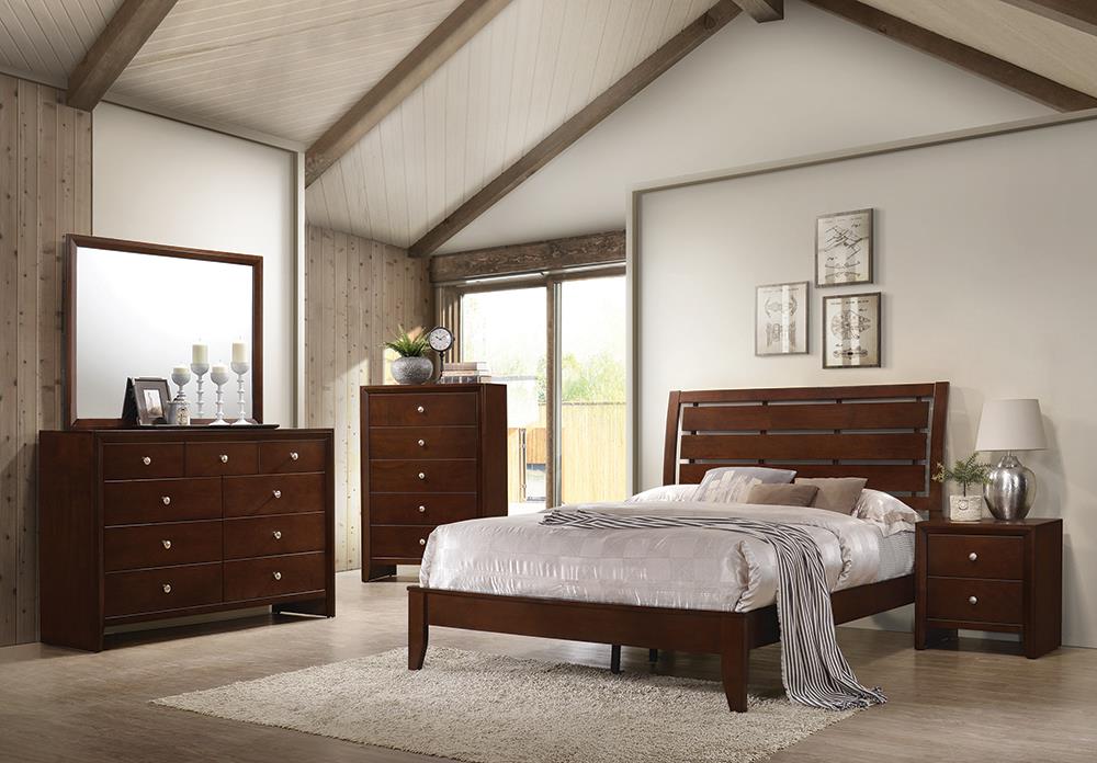 Serenity Rich Merlot Full Four-Piece Bedroom Set Coaster Z2 Premium