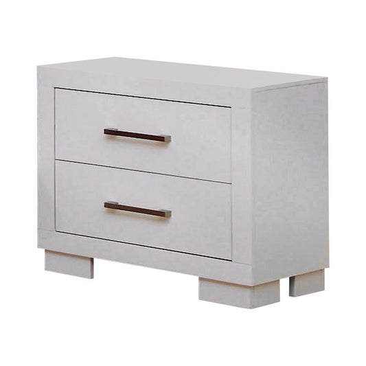 Jessica Contemporary Two-Drawer Nightstand Coaster Z2 Premium