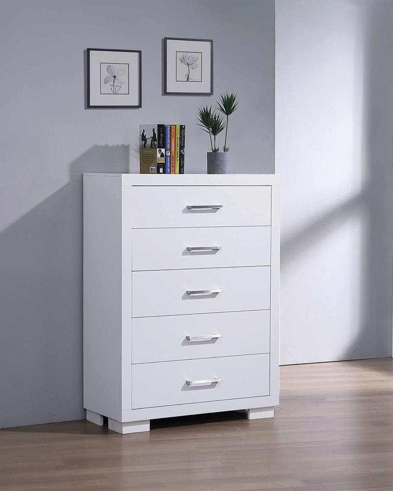 Jessica Contemporary Five-Drawer Chest Coaster Z2 Premium