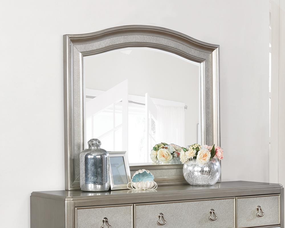 Bling Game Dresser Mirror With Arched Top Coaster Z2 Premium