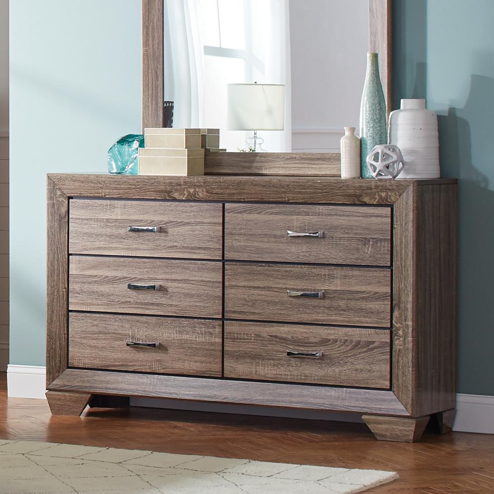 Kauffman Transitional Six-Drawer Dresser Coaster Z2 Premium