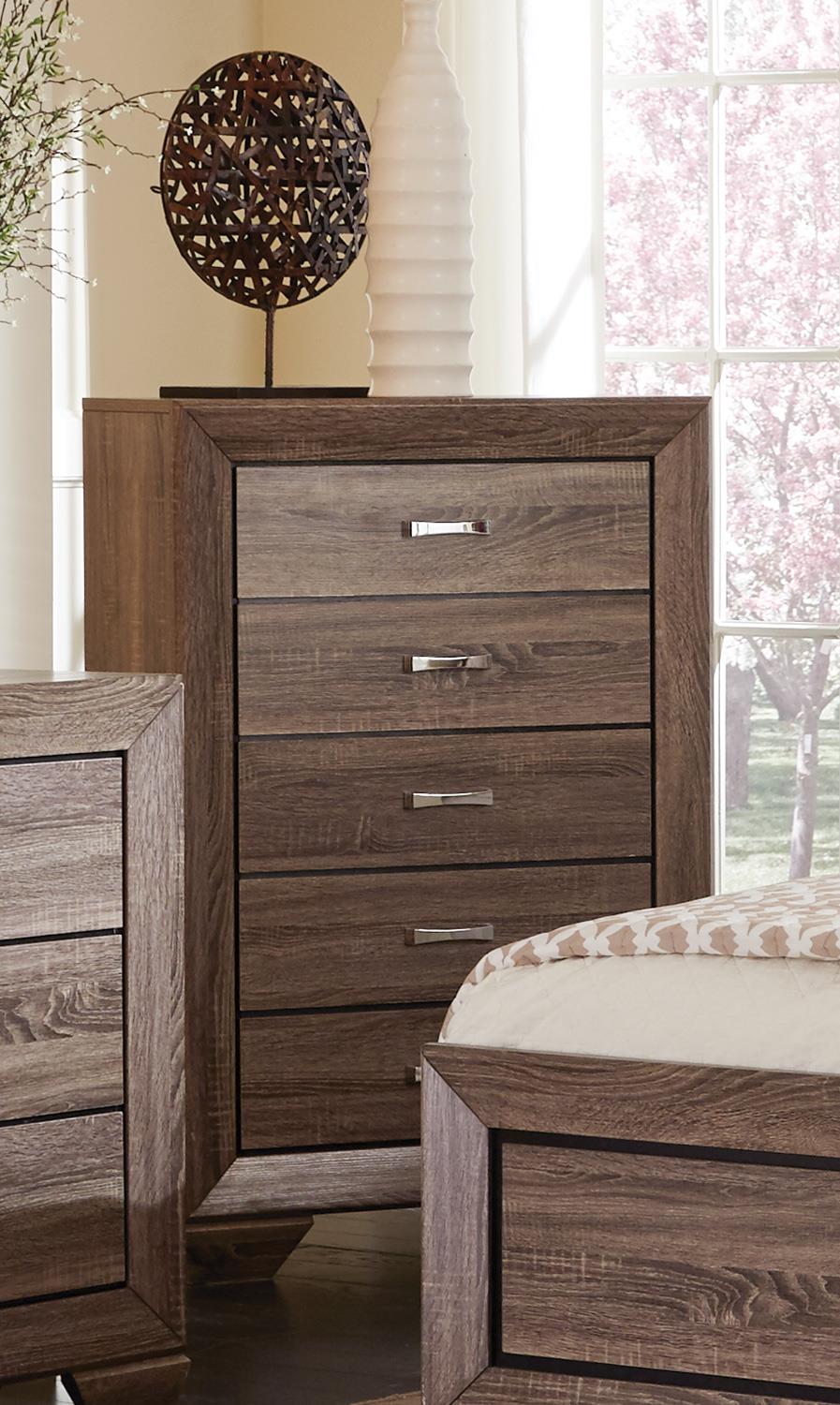 Kauffman Transitional Five-Drawer Chest Coaster Z2 Premium