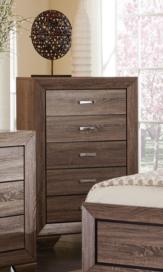 Kauffman Transitional Five-Drawer Chest Coaster Z2 Premium