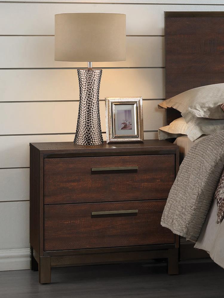 Edmonton Rustic Nightstand Coaster Z2 Premium