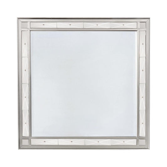 Leighton Contemporary Dresser Mirror With Beveled Edge