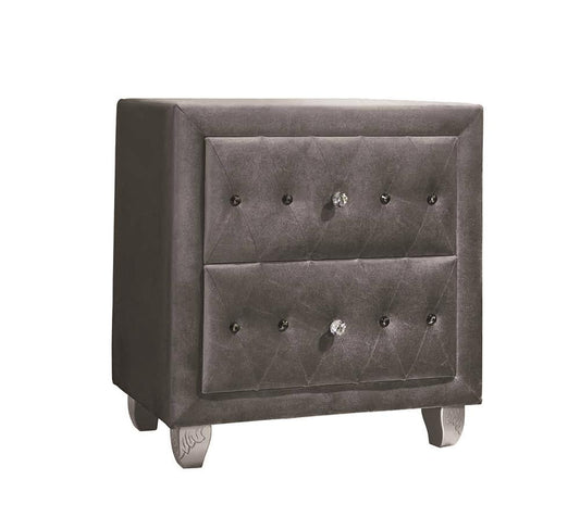 Belvedere Grand Deanna Metallic Nightstand Coaster Z2 Premium