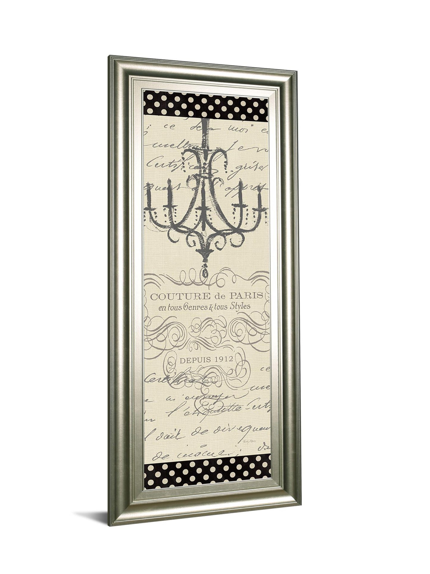 French Courture Panel II By Emily Adams - Beige Classy Art