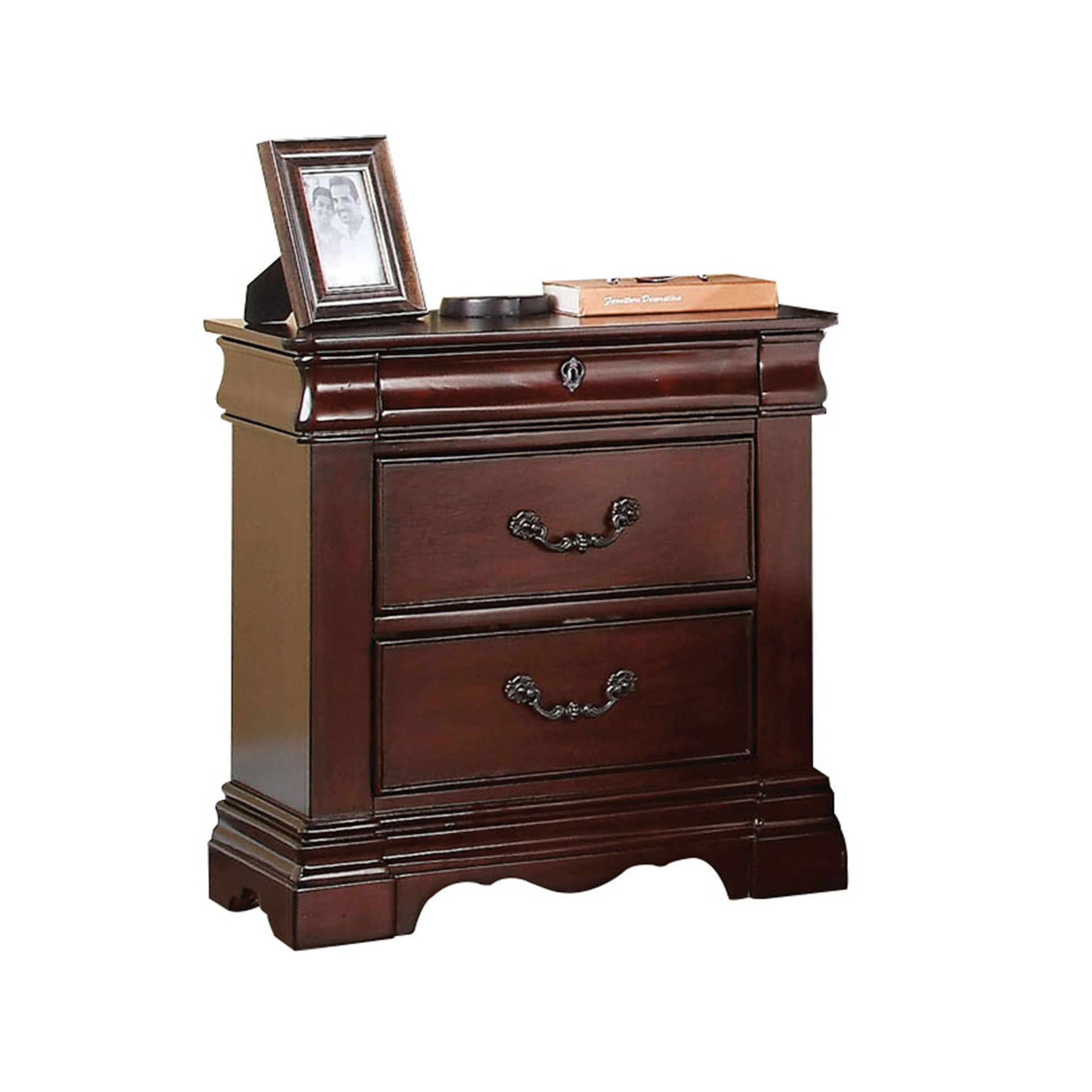 Estrella Dark Cherry Nightstand ACME East