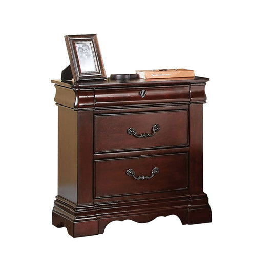 Estrella Dark Cherry Nightstand ACME East