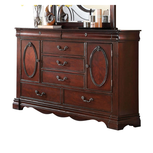 Estrella Dark Cherry Dresser ACME East