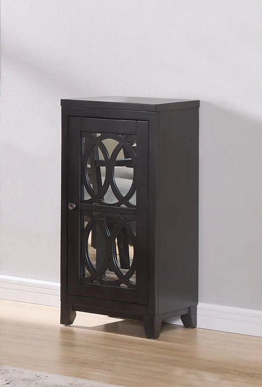 Buchanan Espresso Accent Cabinet Crown Mark