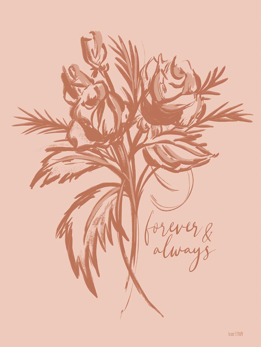 Forever & Always By House Fenway - Pink Classy Art