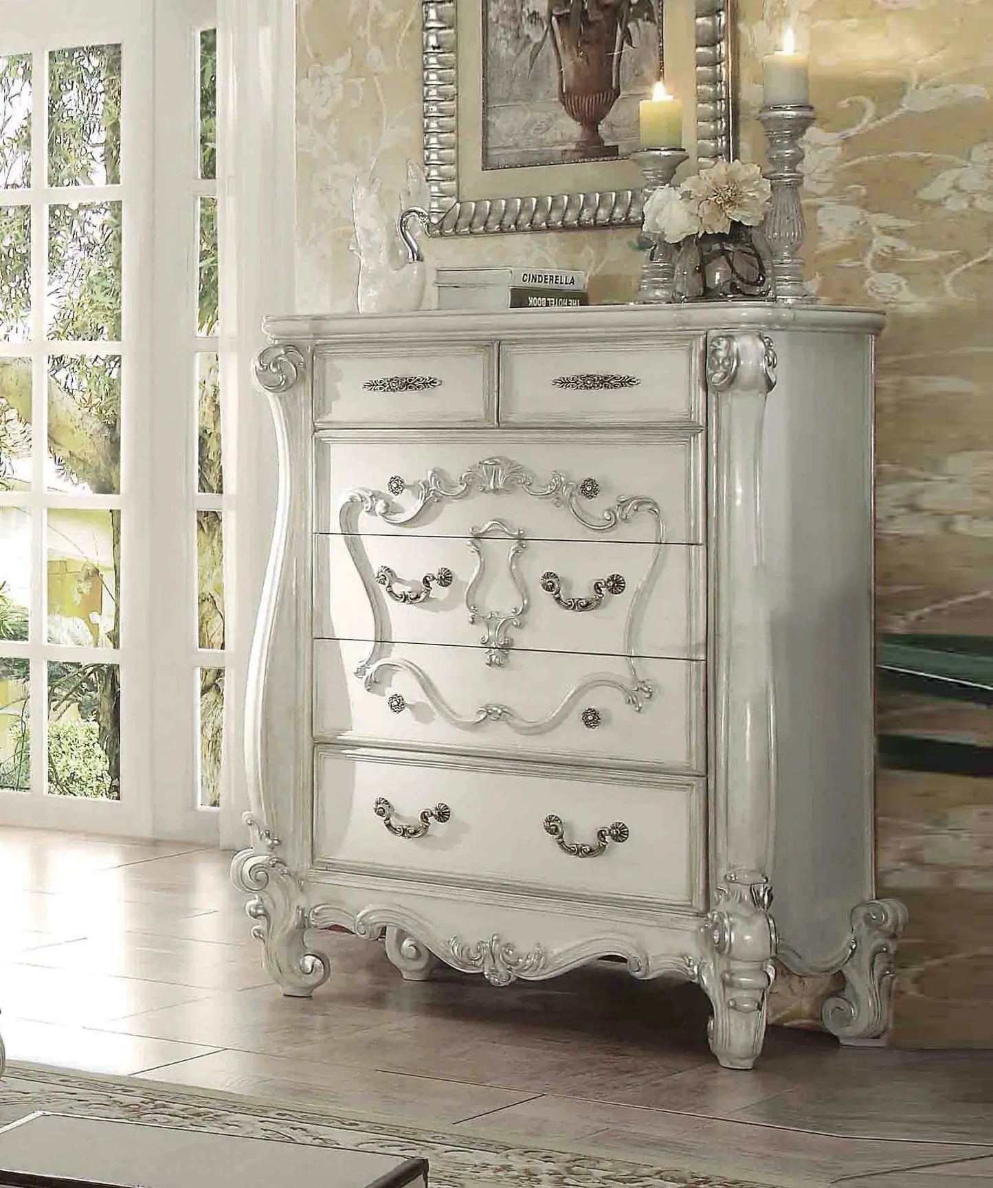 Versailles Bone White Chest ACME East