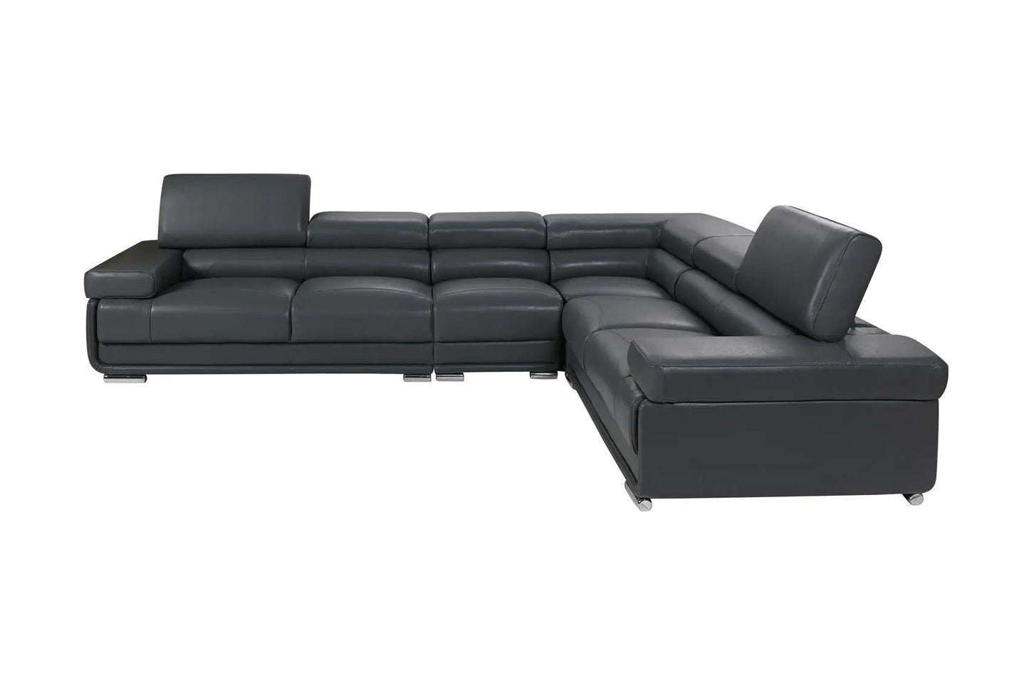 2119 Modern “Italian Top Grain Leather” Sectional with Adjustable Headrest by ESF Furniture ESF Furniture