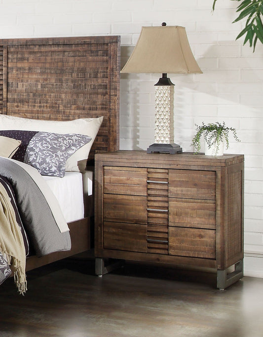 Andria Reclaimed Oak Nightstand ACME East