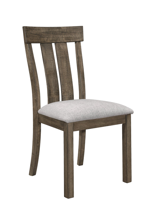 Quincy Grayish Brown Dining Chair, Set of 2