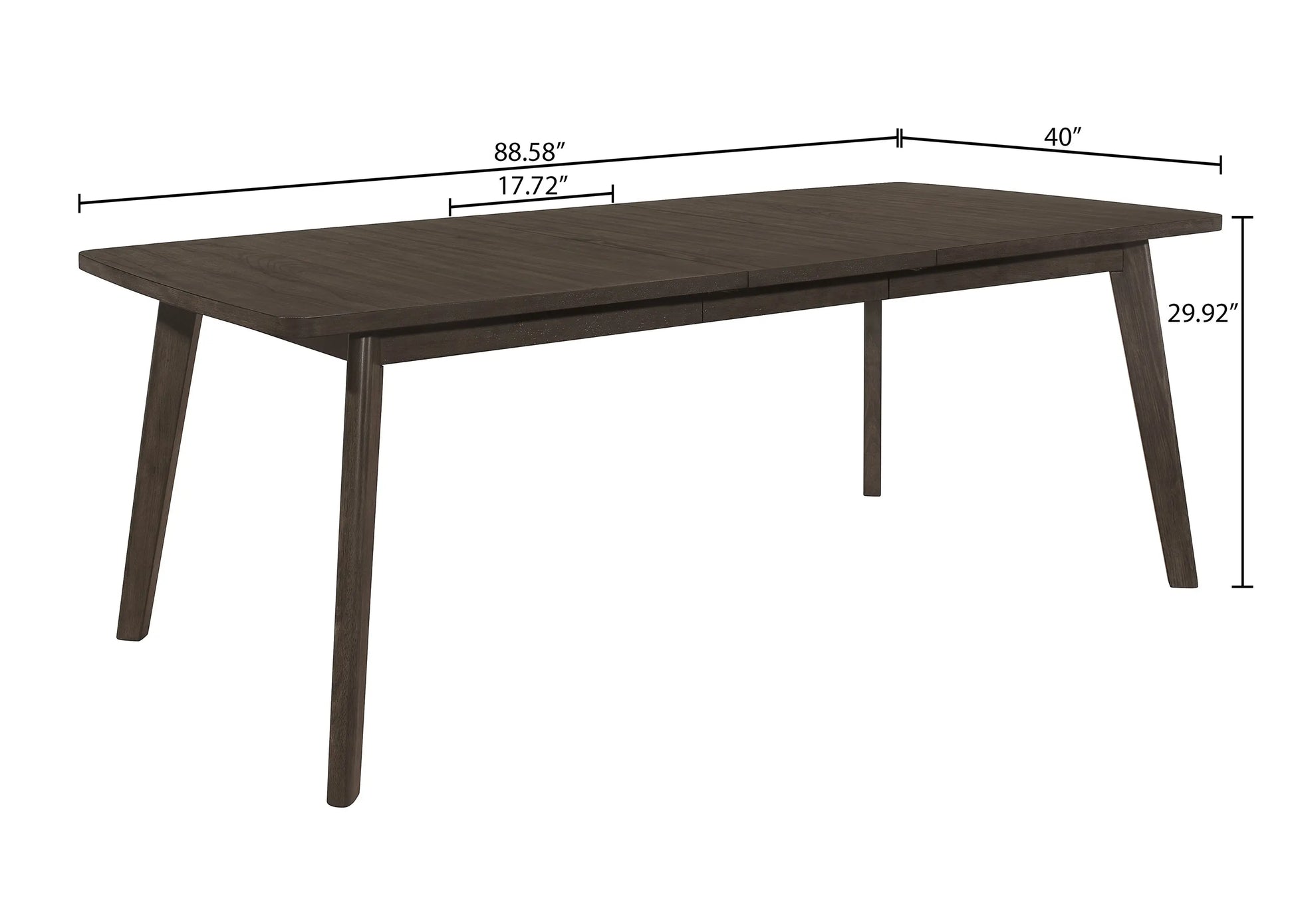 Ember Brown Dining Table Crown Mark