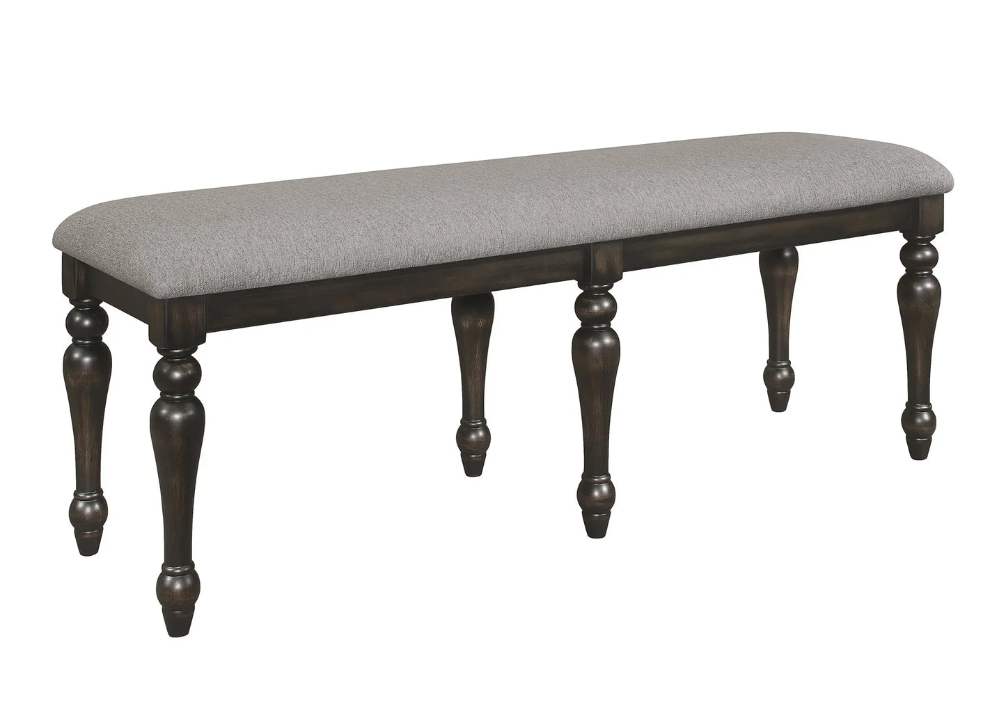 Hilara Espresso/Brown Dining Bench Crown Mark