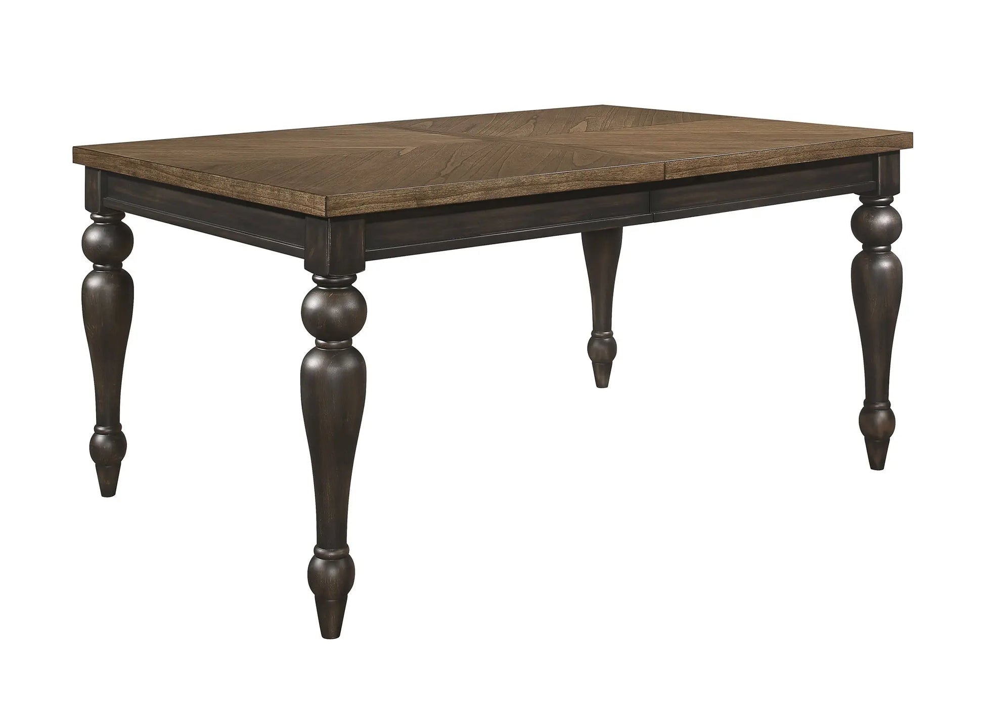 Hilara Espresso/Brown Extendable Dining Table Crown Mark