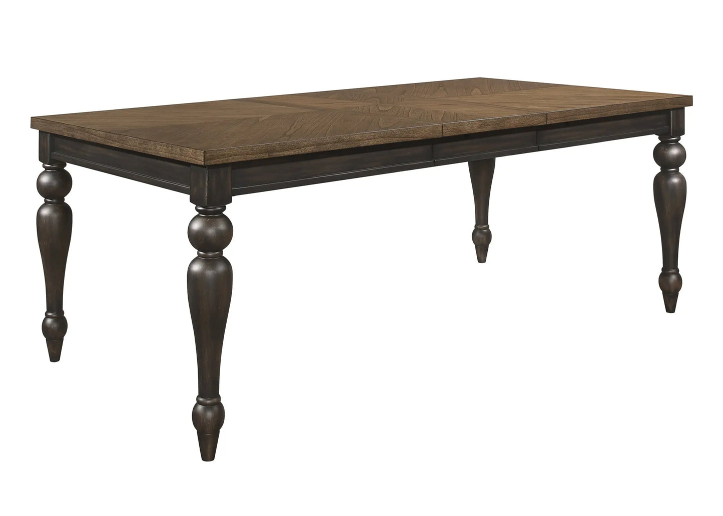 Hilara Espresso/Brown Extendable Dining Table Crown Mark