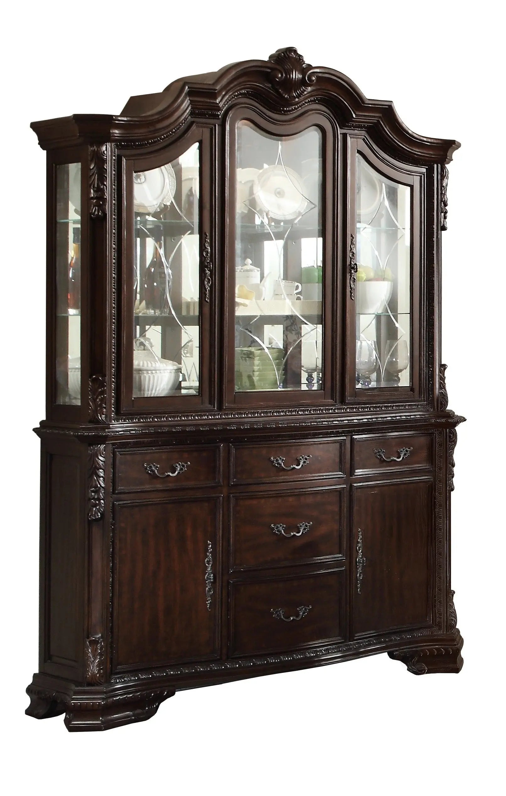 Kiera Brown China Cabinet Crown Mark