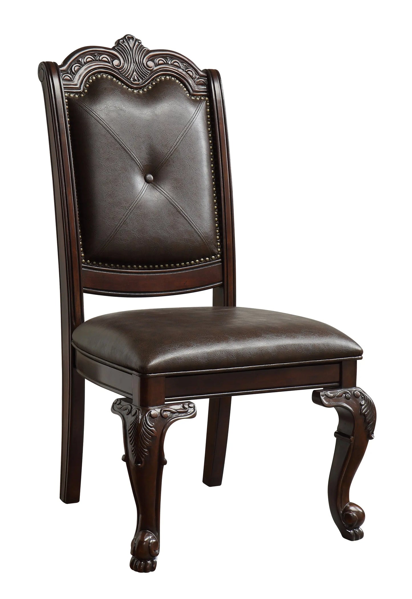 Kiera Brown Dining Chair, Set of 2 Crown Mark