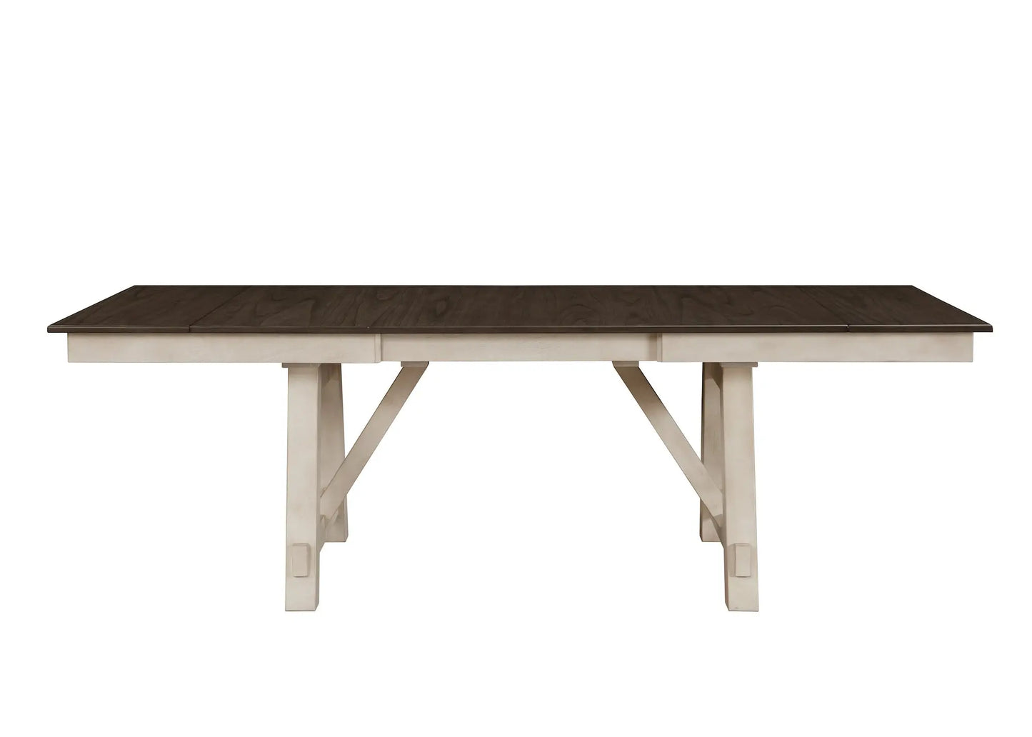 Maribelle Chalk/Gray Dining Table Crown Mark