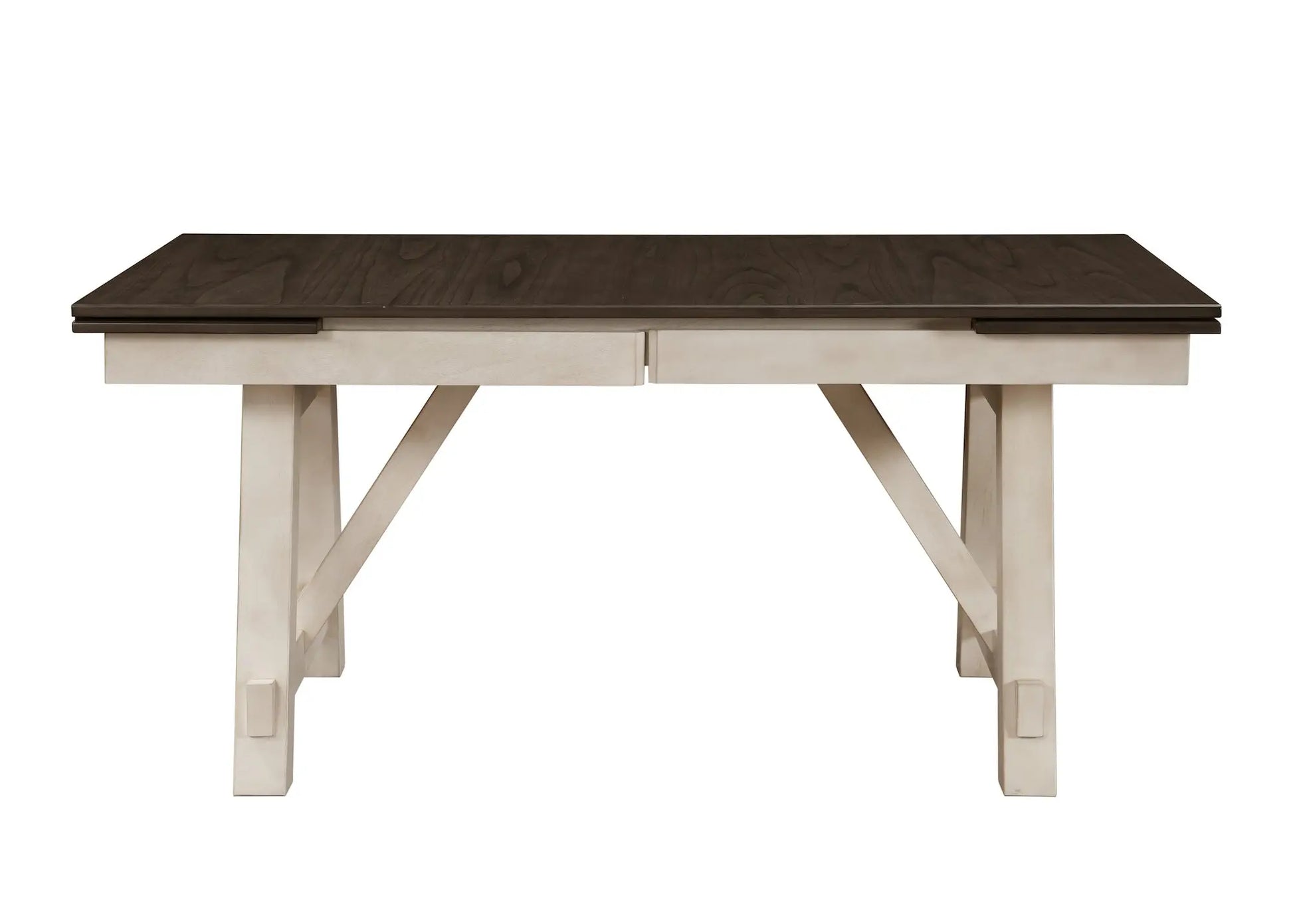 Maribelle Chalk/Gray Dining Table Crown Mark