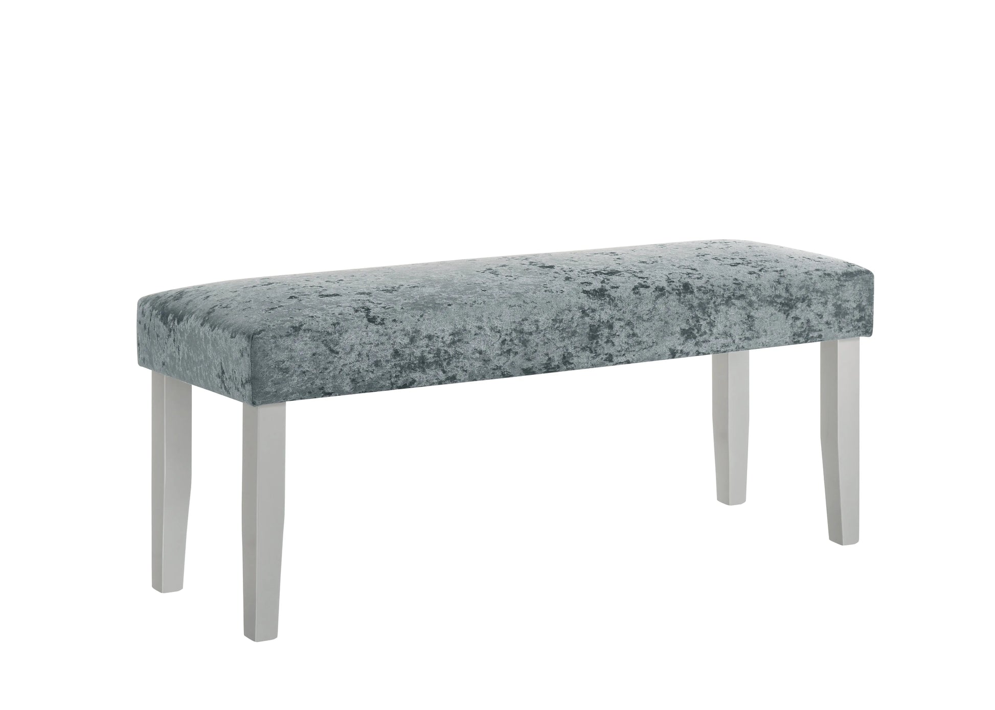 Vela Silver Dining Bench Crown Mark