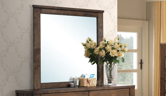 Acme Merrilee Landscape Mirror in Oak 21684 ACME East