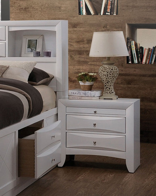 Ireland White Nightstand ACME East