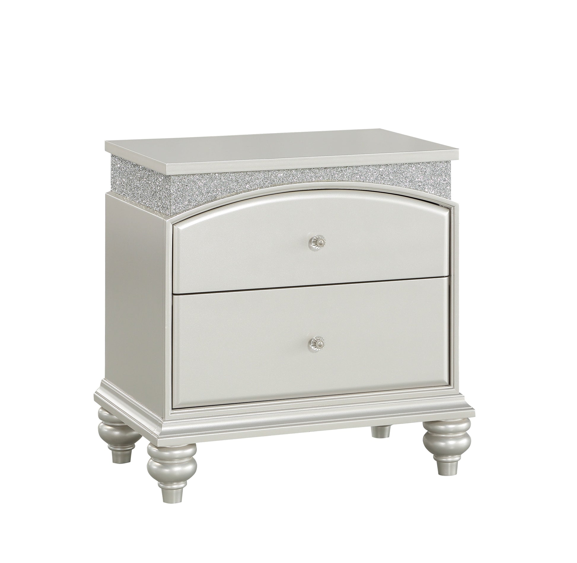 Maverick Platinum Nightstand ACME East