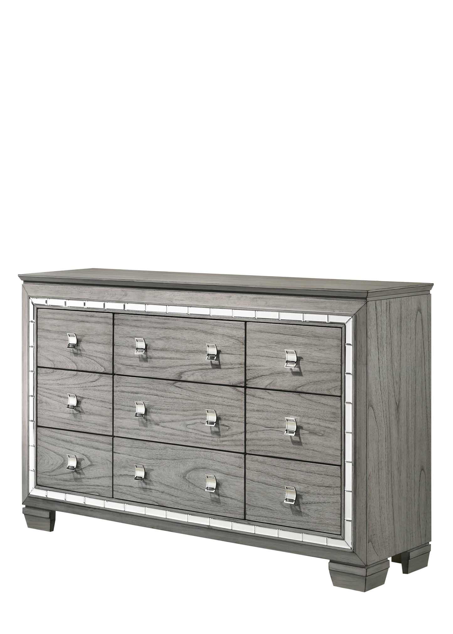 Antares Light Gray Oak Dresser ACME East