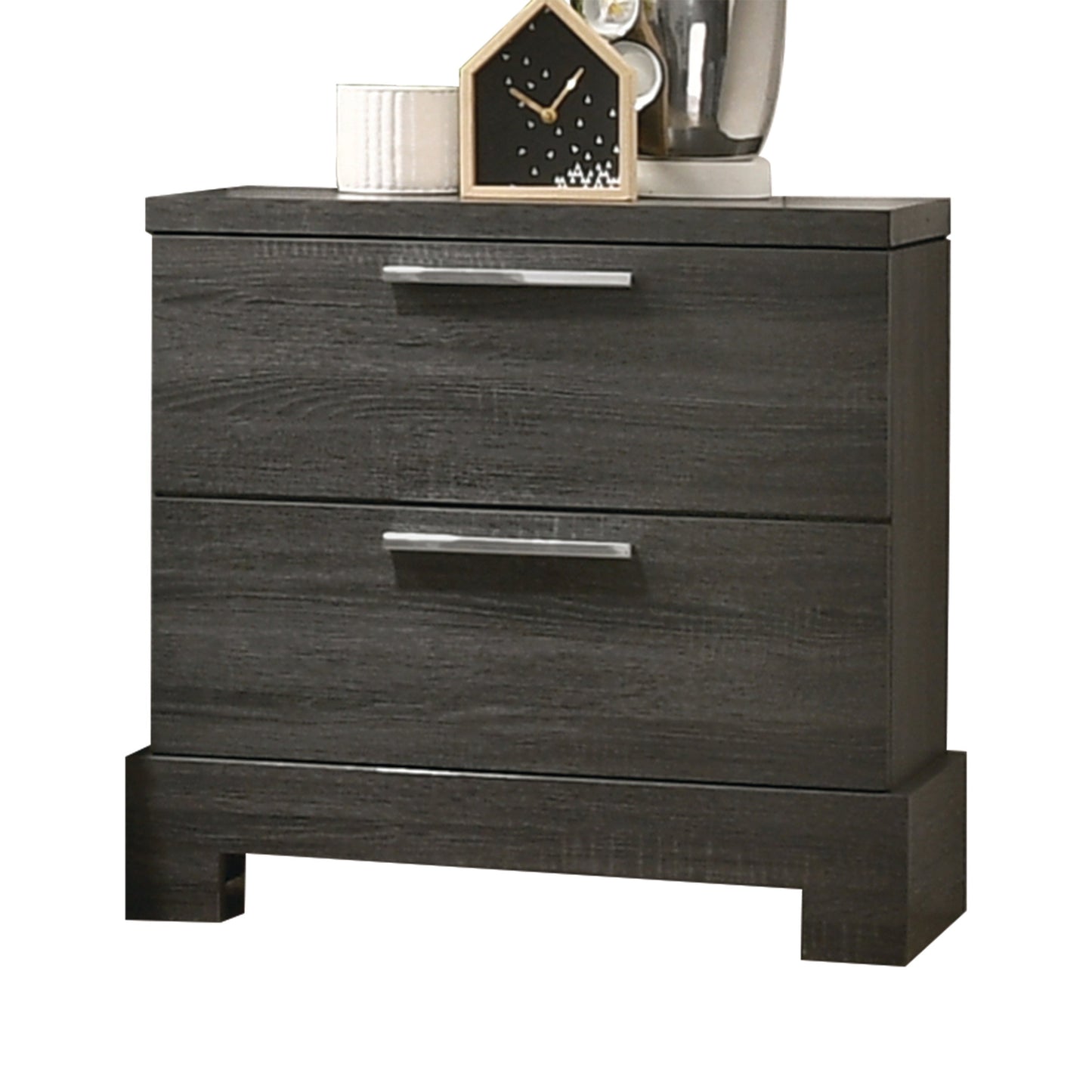 Lantha Gray Oak Nightstand ACME East