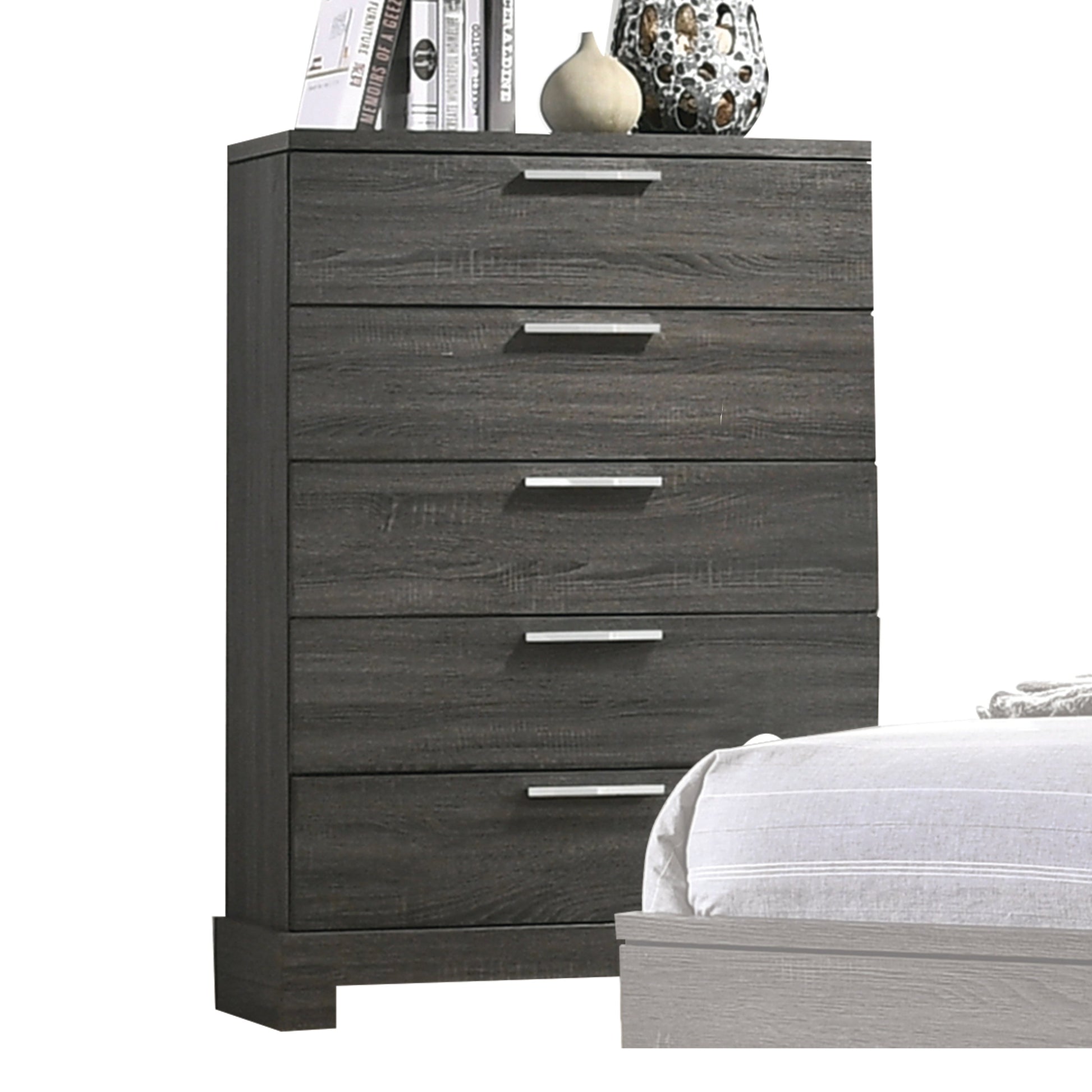 Lantha Gray Oak Chest ACME East