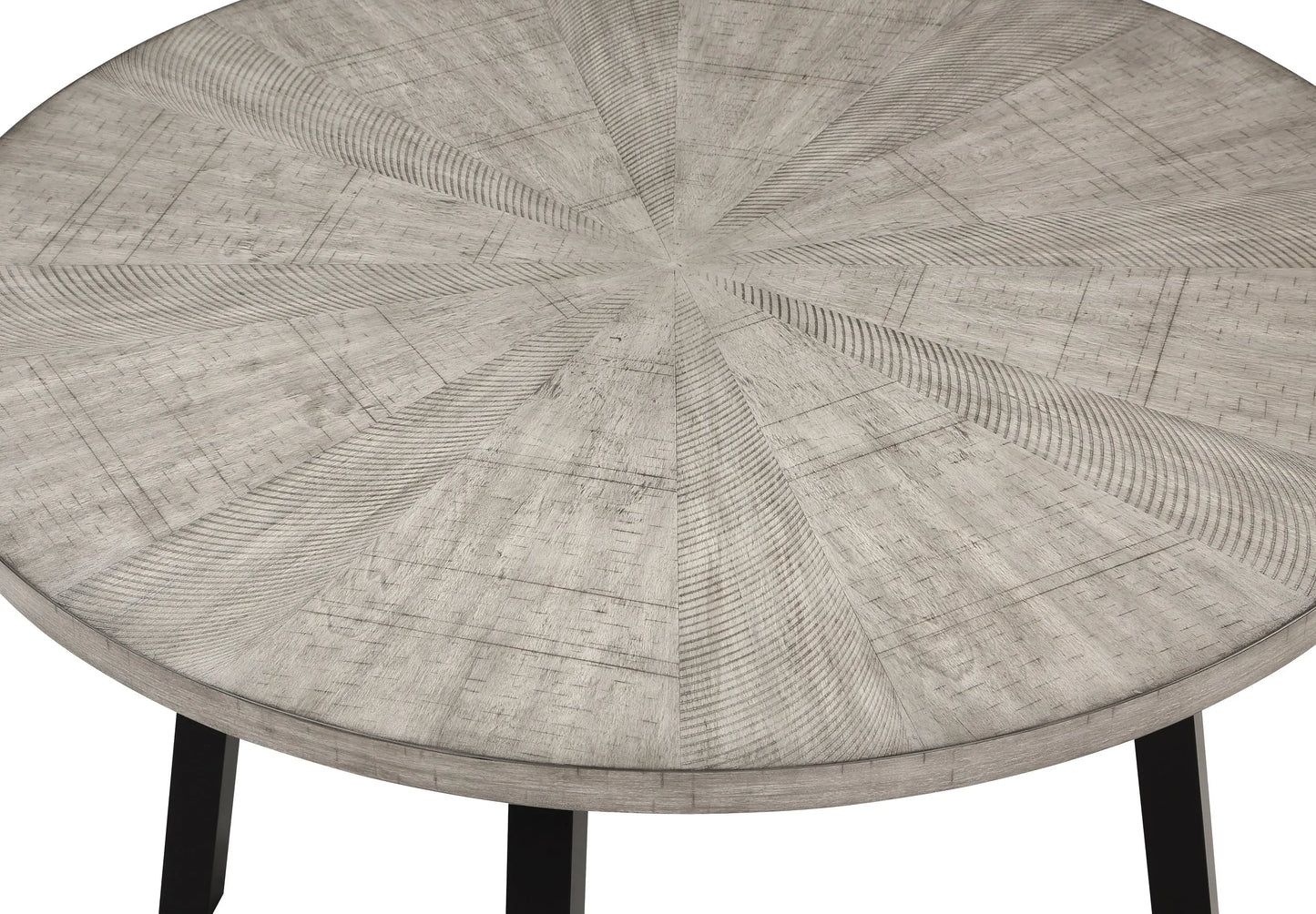 Mathis Black/Gray Dining Table Crown Mark