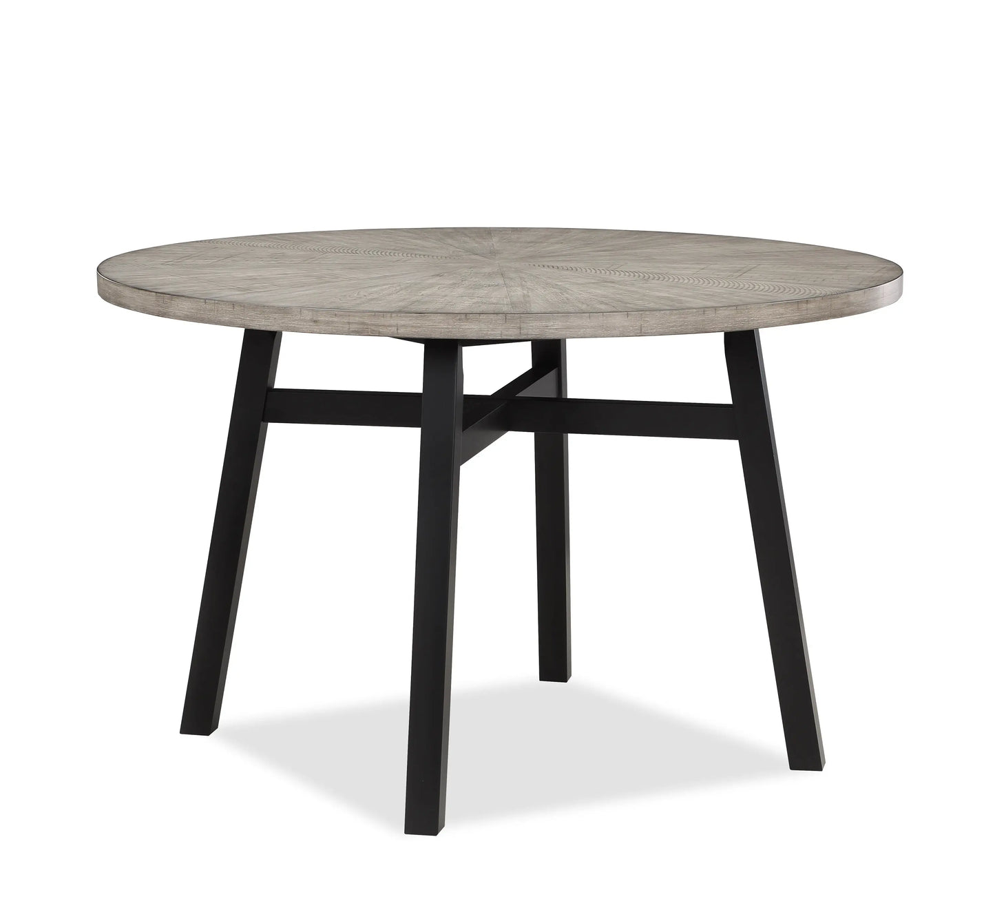 Mathis Black/Gray Dining Table Crown Mark