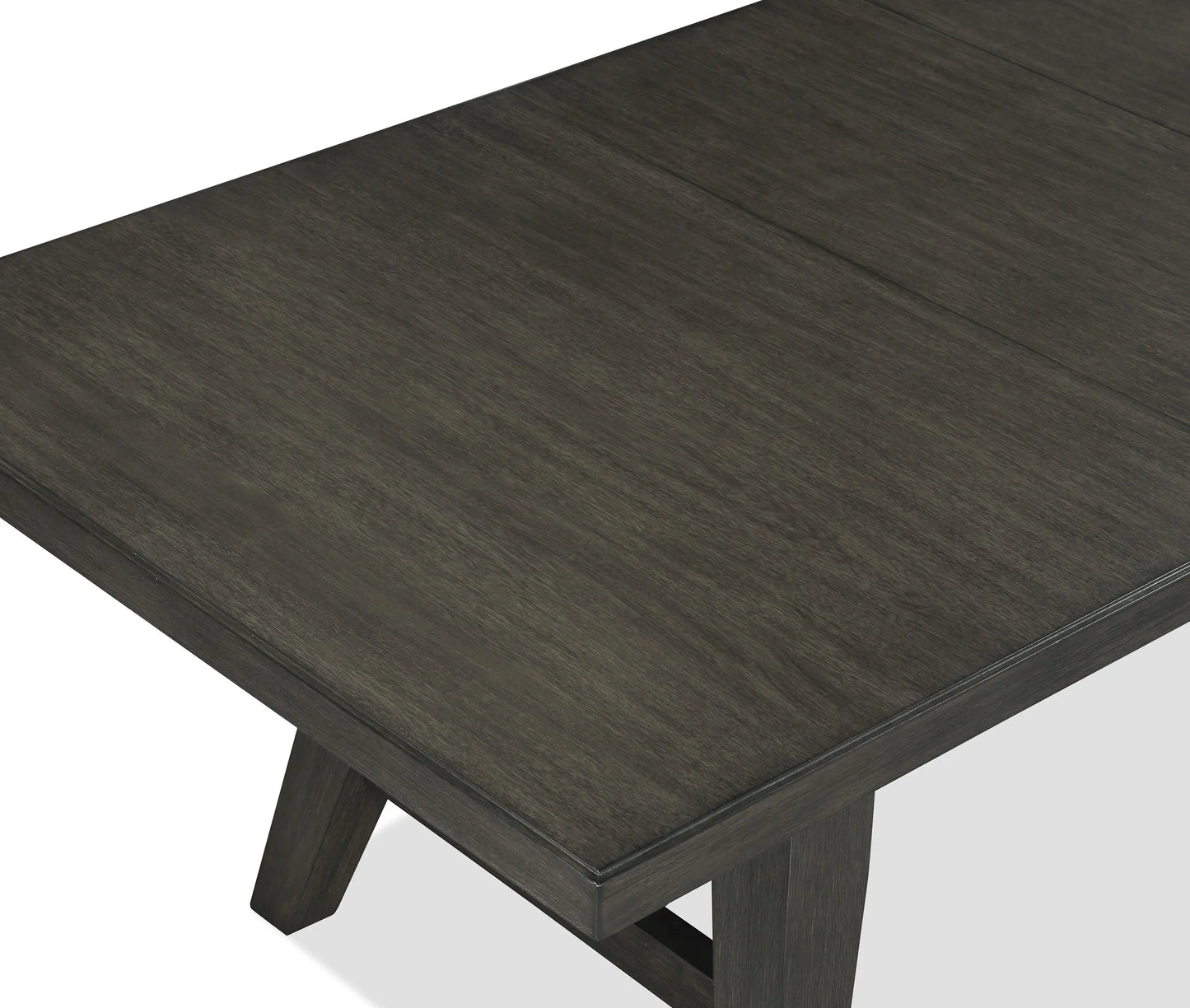 Rufus Grayish Brown Extendable Dining Table Crown Mark