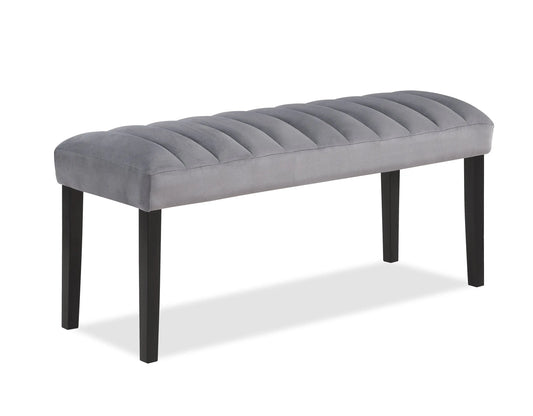 Pascal Gray Dining Bench Crown Mark