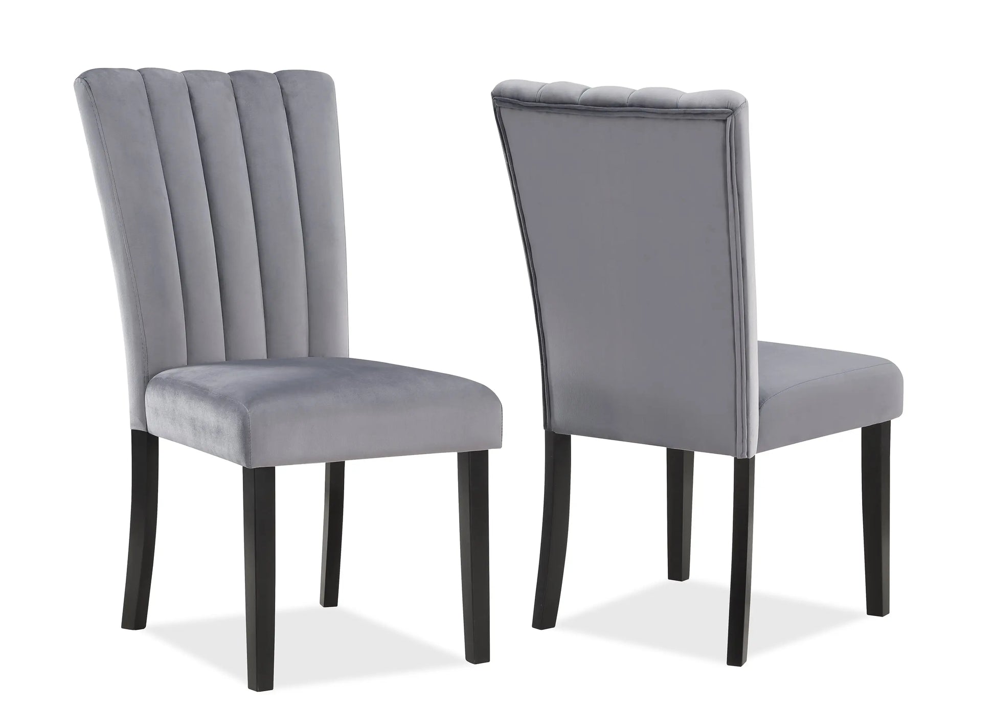 Pascal Gray Dining Chair, Set of 2 Crown Mark