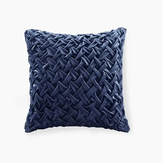 Square Decor Pillow Navy Olliix.com