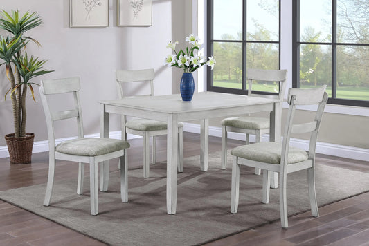 Henderson Driftwood 5-Piece Dining Set Crown Mark