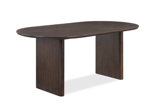 Cullen Espresso Oval Dining Table Crown Mark