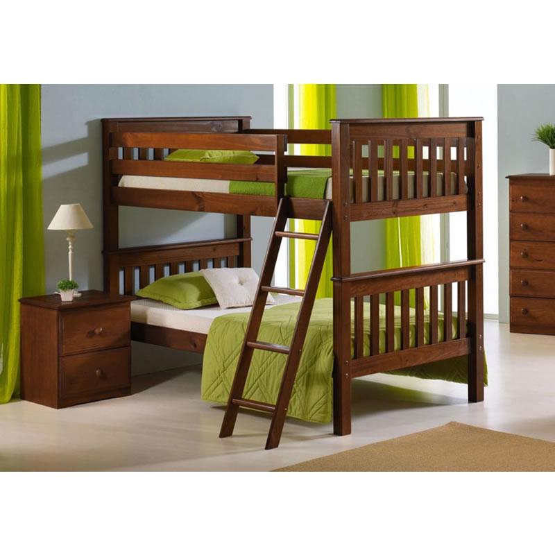 Donco Trading Company Kids Beds Bunk Bed 120-1-TTE Donco Trading Company